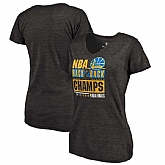 Women Golden State Warriors Fanatics Branded 2018 NBA Finals Champions Foul Lane Tri Blend V Neck T-Shirt Black,baseball caps,new era cap wholesale,wholesale hats